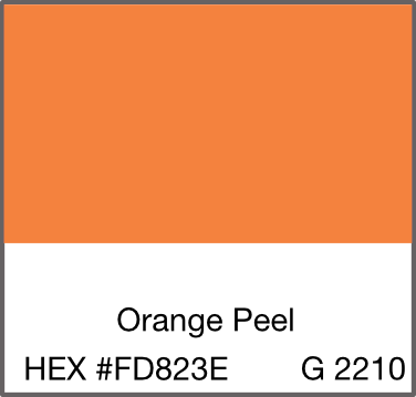 Aphrodisias Sultan Turkish towel peshtemal in orange and black, featuring a flat weave and fringed edges, top view.