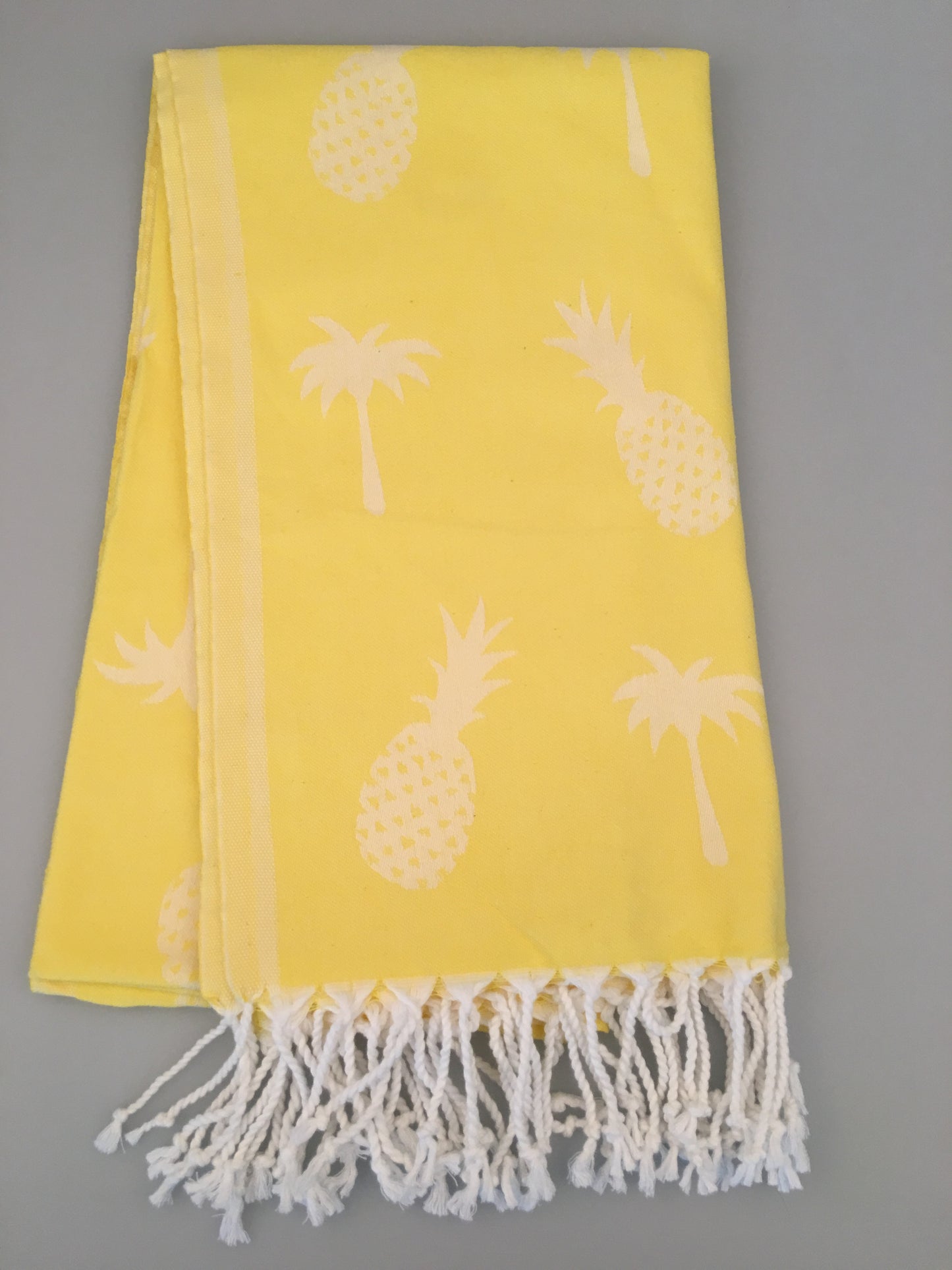 Toalla Turca Jacquard Peshtemal Piña Lyrbe (300g / 400g)